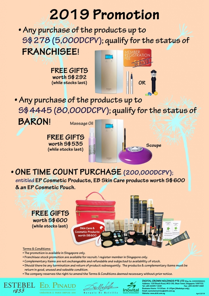 2. Oct's Promotion - Count & Baron, Franchisee Stock