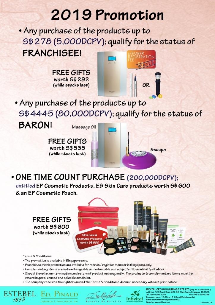 2.Jan-Feb's Promotion - Count & Baron, Franchisee Stock