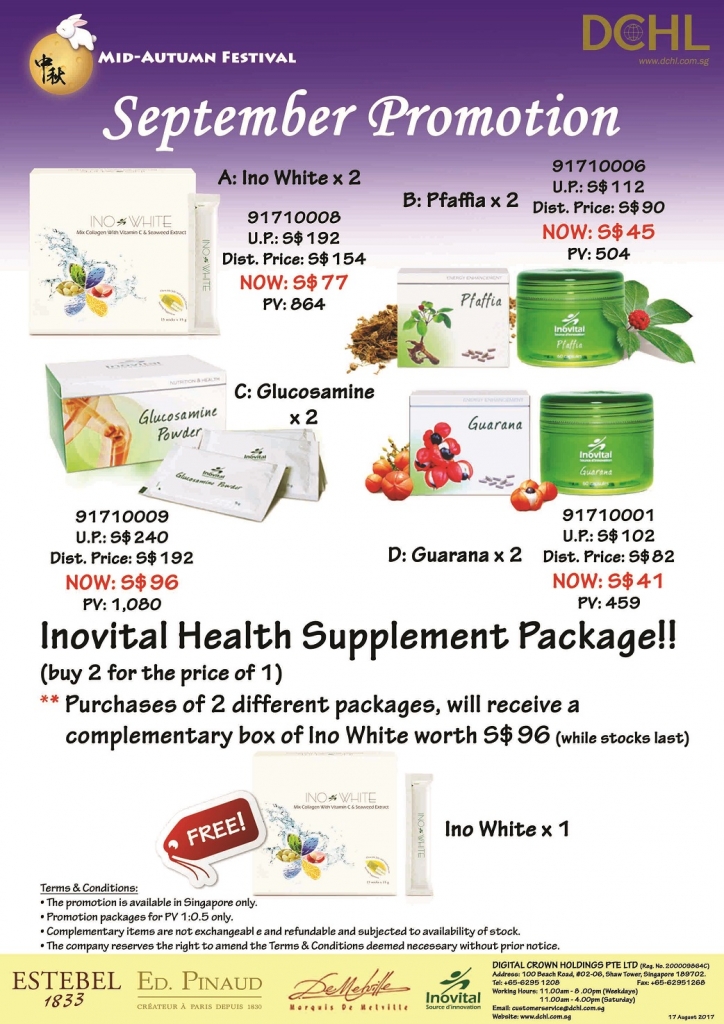 5. Inovital Promotion Packages