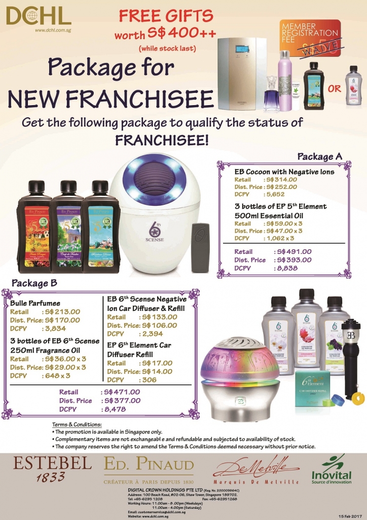 Franchisee Stock - Packages