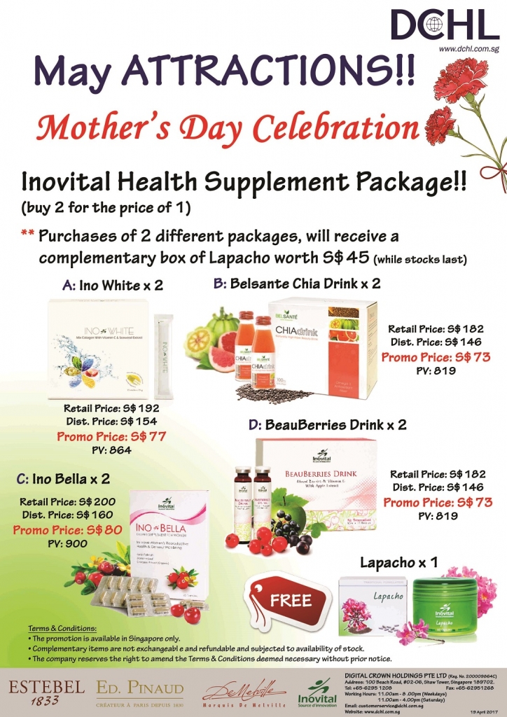 Inovital Promotion Packages