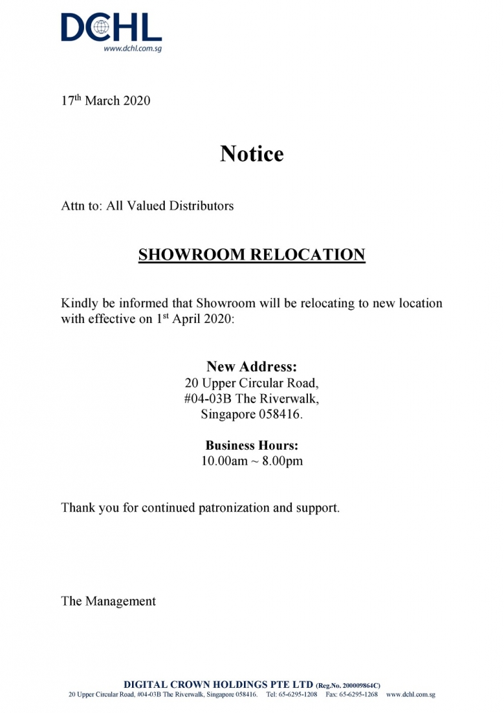 Notice - Showroom Relocation-page-001